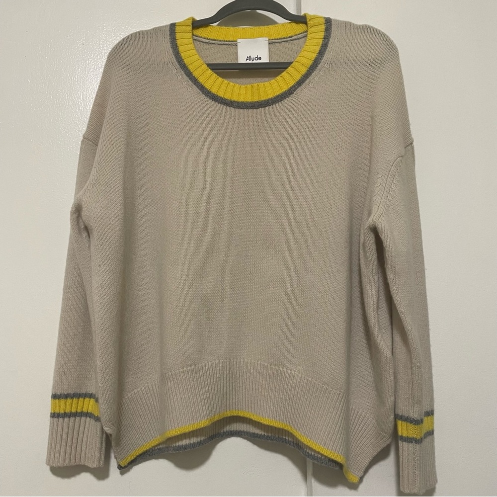 Allude Women’s Sweater beige 100% cashmere
